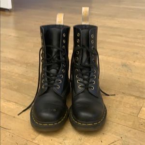 vegan leather high top doc martens!!